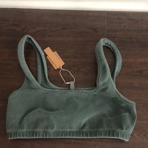 Outdoor basic wide neck bra let
